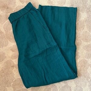 Eileen Fisher Organic Linen Wide Leg Pants